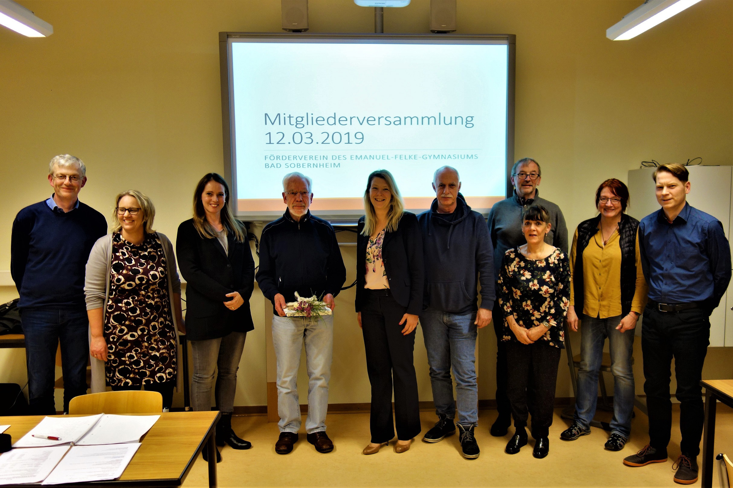 Verabschiedung von Herrn Möhlig als langjährigem Vorsitzenden